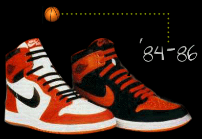 Air Jordan I, cronologia 84-86