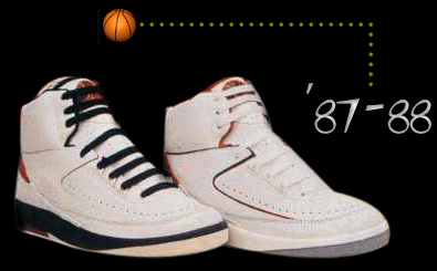 Segon model de la línia Air Jordan, cronologia 87-88