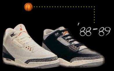 Tercer model de la línia Air Jordan, cronologia 88-89