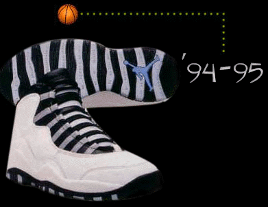 Desè model de la línia Air Jordan, cronologia 94-95