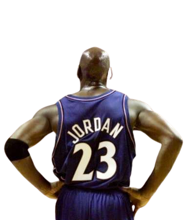 Michael Jordan in the site’s main image